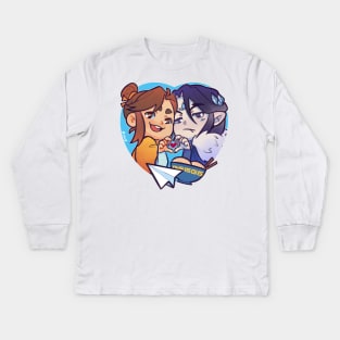 Cute Moshang! Kids Long Sleeve T-Shirt